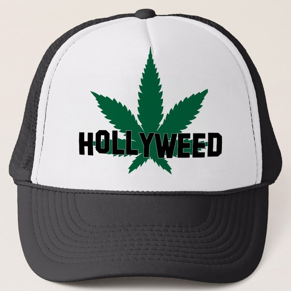i love hot cowboys black trucker hat-2